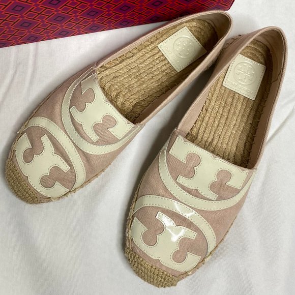 Tory Burch Poppy Espadrille Canvas Patent Leather - Picture 10 of 10